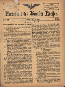 Kreisblatt des Bomster Kreises 1900.03.16 No.11