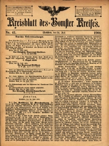 Kreisblatt des Bomster Kreises 1900.07.24 No.41