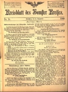 Kreisblatt des Bomster Kreises 1900.11.06 No.71