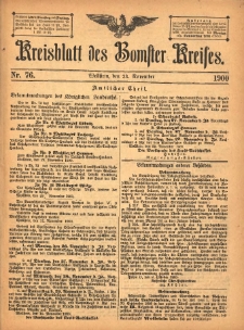 Kreisblatt des Bomster Kreises 1900.11.23 No.76