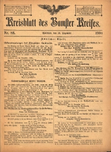 Kreisblatt des Bomster Kreises 1900.12.18 No.83
