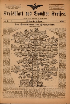 Kreisblatt des Bomster Kreises 1901.01.18 No.5