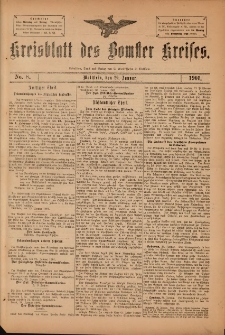 Kreisblatt des Bomster Kreises 1901.01.29 No.8