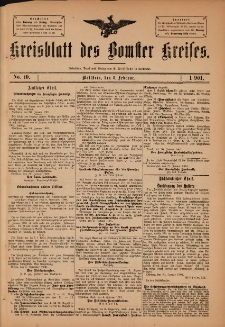 Kreisblatt des Bomster Kreises 1901.02.05 No.10