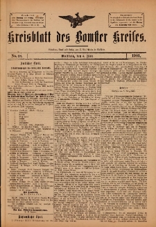 Kreisblatt des Bomster Kreises 1901.03.05 No.18