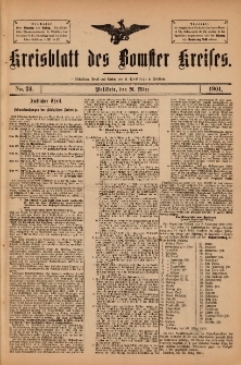 Kreisblatt des Bomster Kreises 1901.03.26 No.24