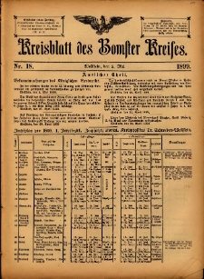 Kreisblatt des Bomster Kreises 1899.05.05 No.18