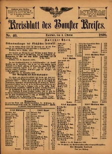 Kreisblatt des Bomster Kreises 1899.10.06 No.40