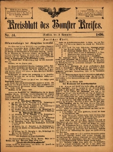 Kreisblatt des Bomster Kreises 1899.11.03 No.44