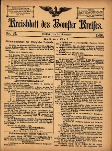 Kreisblatt des Bomster Kreises 1899.11.24 No.47