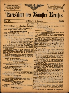 Kreisblatt des Bomster Kreises 1899.12.01 No.48