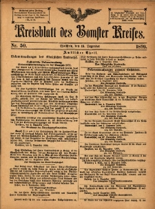 Kreisblatt des Bomster Kreises 1899.12.15 No.50