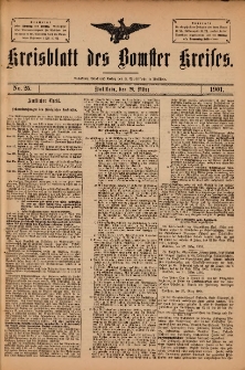 Kreisblatt des Bomster Kreises 1901.03.29 No.25