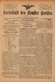 Kreisblatt des Bomster Kreises 1901.04.26 No.32