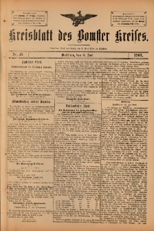 Kreisblatt des Bomster Kreises 1901.06.14 No.45