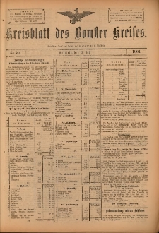 Kreisblatt des Bomster Kreises 1901.07.12 No.53
