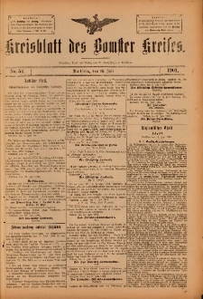 Kreisblatt des Bomster Kreises 1901.07.16 No.54