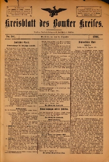Kreisblatt des Bomster Kreises 1901.12.31 No.101