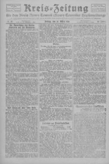 Kreis-Zeitung für d. Kreis Nowy-Tomysl: zugl. Nowy-Tomysler Hopfenzeitung 1925.03.27 Jg.50 Nr37