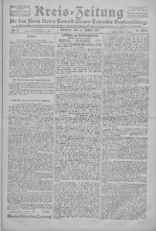 Kreis-Zeitung f&uuml;r d. Kreis Nowy-Tomysl: zugl. Nowy-Tomysler Hopfenzeitung 1926.01.20 Jg.51 Nr8