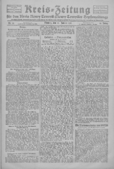 Kreis-Zeitung f&uuml;r d. Kreis Nowy-Tomysl: zugl. Nowy-Tomysler Hopfenzeitung 1926.01.25 Jg.51 Nr10