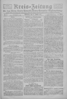 Kreis-Zeitung f&uuml;r d. Kreis Nowy-Tomysl: zugl. Nowy-Tomysler Hopfenzeitung 1926.01.27 Jg.51 Nr11