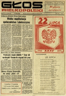 Głos Wielkopolski. 1979.07.20-22 R.35 nr162 Wyd.AB