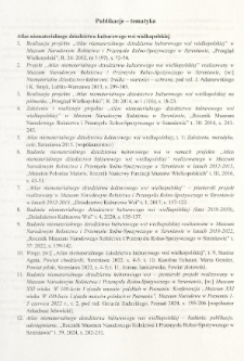 Publikacje - tematyka