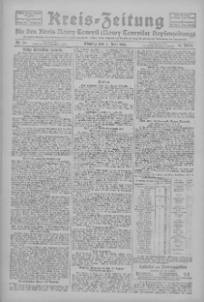Kreis-Zeitung für d. Kreis Nowy-Tomysl: zugl. Nowy-Tomysler Hopfenzeitung 1925.06.08 Jg.50 Nr66