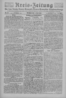 Kreis-Zeitung für d. Kreis Nowy-Tomysl: zugl. Nowy-Tomysler Hopfenzeitung 1925.06.10 Jg.50 Nr67