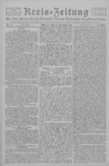 Kreis-Zeitung für d. Kreis Nowy-Tomysl: zugl. Nowy-Tomysler Hopfenzeitung 1925.09.30 Jg.50 Nr114