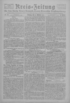 Kreis-Zeitung für d. Kreis Nowy-Tomysl: zugl. Nowy-Tomysler Hopfenzeitung 1925.10.12 Jg.50 Nr119