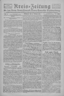 Kreis-Zeitung f&uuml;r d. Kreis Nowy-Tomysl: zugl. Nowy-Tomysler Hopfenzeitung 1926.02.10 Jg.51 Nr17