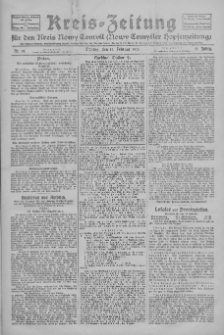 Kreis-Zeitung f&uuml;r d. Kreis Nowy-Tomysl: zugl. Nowy-Tomysler Hopfenzeitung 1926.02.15 Jg.51 Nr19