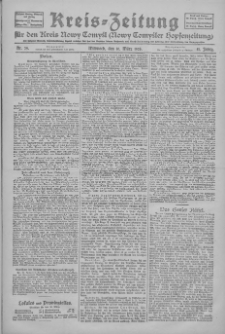 Kreis-Zeitung f&uuml;r d. Kreis Nowy-Tomysl: zugl. Nowy-Tomysler Hopfenzeitung 1926.03.10 Jg.51 Nr29