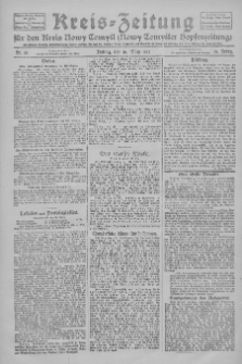 Kreis-Zeitung f&uuml;r d. Kreis Nowy-Tomysl: zugl. Nowy-Tomysler Hopfenzeitung 1926.03.19 Jg.51 Nr33