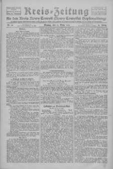 Kreis-Zeitung f&uuml;r d. Kreis Nowy-Tomysl: zugl. Nowy-Tomysler Hopfenzeitung 1926.03.22 Jg.51 Nr34
