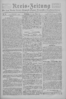 Kreis-Zeitung f&uuml;r d. Kreis Nowy-Tomysl: zugl. Nowy-Tomysler Hopfenzeitung 1926.03.24 Jg.51 Nr35