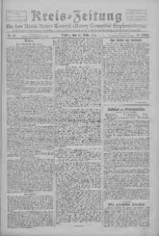 Kreis-Zeitung f&uuml;r d. Kreis Nowy-Tomysl: zugl. Nowy-Tomysler Hopfenzeitung 1926.03.26 Jg.51 Nr36