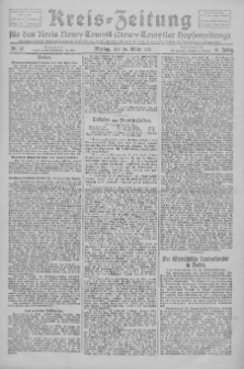 Kreis-Zeitung f&uuml;r d. Kreis Nowy-Tomysl: zugl. Nowy-Tomysler Hopfenzeitung 1926.03.29 Jg.51 Nr37