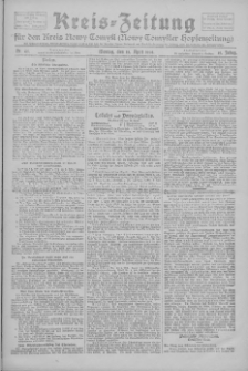 Kreis-Zeitung f&uuml;r d. Kreis Nowy-Tomysl: zugl. Nowy-Tomysler Hopfenzeitung 1926.04.19 Jg.51 Nr45