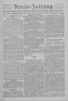 Kreis-Zeitung f&uuml;r d. Kreis Nowy-Tomysl: zugl. Nowy-Tomysler Hopfenzeitung 1926.06.04 Jg.51 Nr63