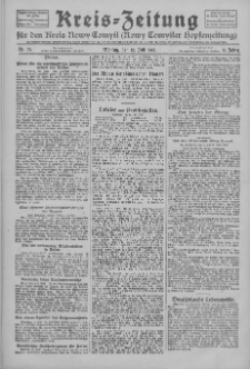 Kreis-Zeitung f&uuml;r d. Kreis Nowy-Tomysl: zugl. Nowy-Tomysler Hopfenzeitung 1926.07.12 Jg.51 Nr79