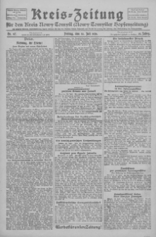 Kreis-Zeitung f&uuml;r d. Kreis Nowy-Tomysl: zugl. Nowy-Tomysler Hopfenzeitung 1926.08.02 Jg.51 Nr88