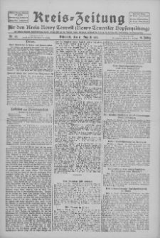 Kreis-Zeitung f&uuml;r d. Kreis Nowy-Tomysl: zugl. Nowy-Tomysler Hopfenzeitung 1926.08.11 Jg.51 Nr92