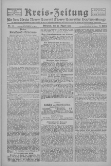 Kreis-Zeitung f&uuml;r d. Kreis Nowy-Tomysl: zugl. Nowy-Tomysler Hopfenzeitung 1926.08.25 Jg.51 Nr98