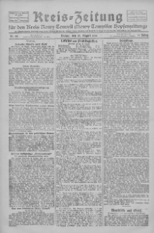 Kreis-Zeitung f&uuml;r d. Kreis Nowy-Tomysl: zugl. Nowy-Tomysler Hopfenzeitung 1926.08.27 Jg.51 Nr99