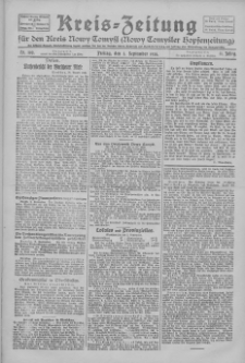 Kreis-Zeitung f&uuml;r d. Kreis Nowy-Tomysl: zugl. Nowy-Tomysler Hopfenzeitung 1926.09.03 Jg.51 Nr102