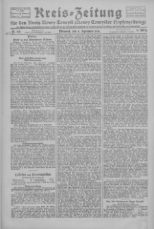 Kreis-Zeitung f&uuml;r d. Kreis Nowy-Tomysl: zugl. Nowy-Tomysler Hopfenzeitung 1926.09.08 Jg.51 Nr104