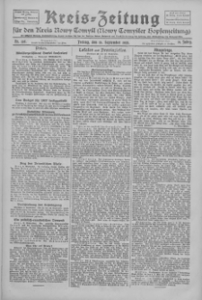 Kreis-Zeitung f&uuml;r d. Kreis Nowy-Tomysl: zugl. Nowy-Tomysler Hopfenzeitung 1926.09.10 Jg.51 Nr105